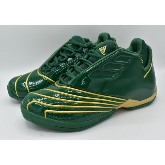 Adidas Mens Size 10 Womens Size 11 T-Mac 2.0 Restomod Green Basketball Shoes main image 7